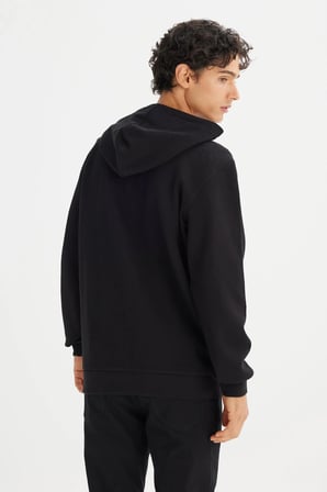 Erkek Pike Interlock Full Zip Sweatshirt Black