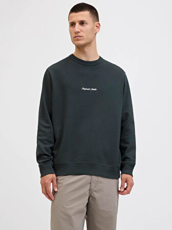 JORNORREBRO EMB SWEAT CREW NOOS Forest River