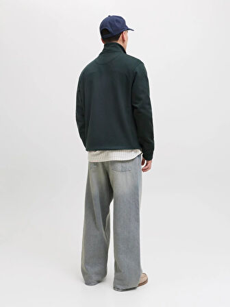 JORNORREBRO EMB SWEAT HIGH NECK NOOS Forest River