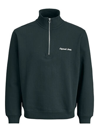 JORNORREBRO EMB SWEAT HIGH NECK NOOS Forest River