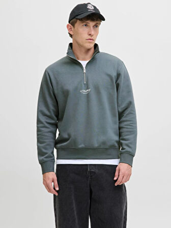 JJESOHO SWEAT QUARTER ZIP HN NOOS Stormy Weather