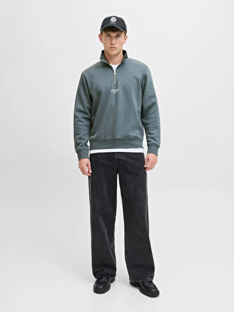 JJESOHO SWEAT QUARTER ZIP HN NOOS Stormy Weather