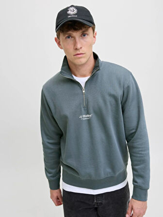 JJESOHO SWEAT QUARTER ZIP HN NOOS Stormy Weather
