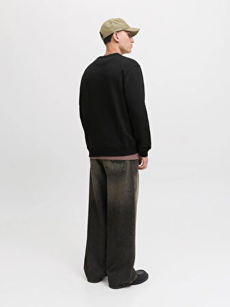 JORNORREBRO EMB SWEAT CREW NOOS Black