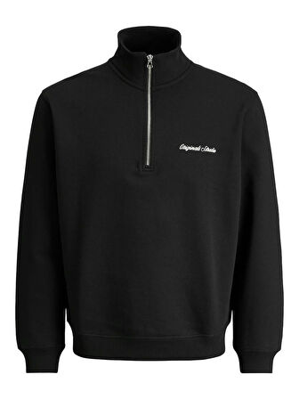 JORNORREBRO EMB SWEAT HIGH NECK NOOS Black