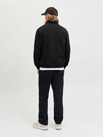 JORNORREBRO EMB SWEAT HIGH NECK NOOS Black