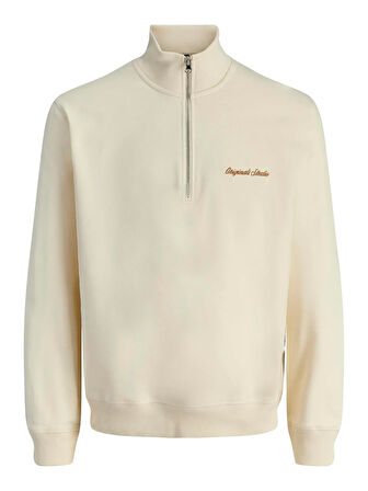 JORNORREBRO EMB SWEAT HIGH NECK NOOS Antique White