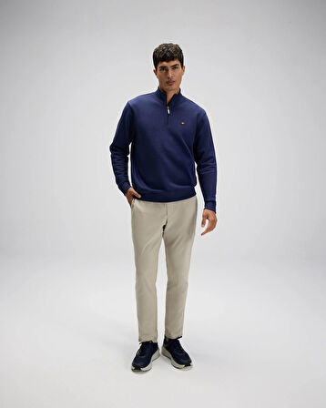 Ellesse Yarım Fermuarlı Sweat EM580-NV Navy