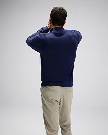 Ellesse Yarım Fermuarlı Sweat EM580-NV Navy