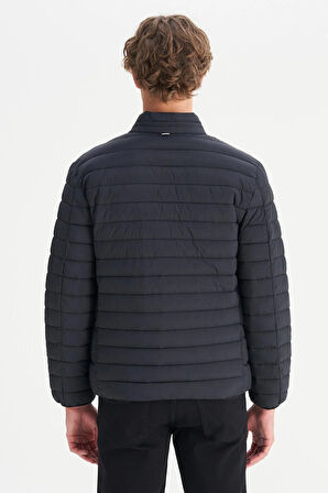 Erkek İnce Şişme Mont Black