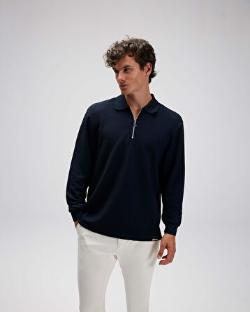 Ellesse Erkek Sweatshirt EM601-NV Navy