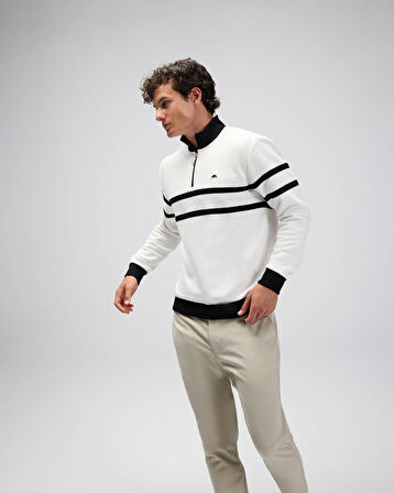 Ellesse Erkek Sweatshirt EM619-OF Off White