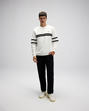 Ellesse Erkek Sweatshirt EM618-OF Off White