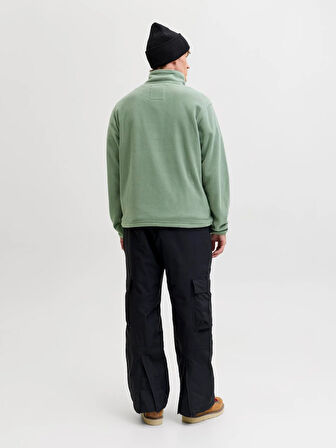 JJALPES HALF ZIP FLEECE JACKET AW25 Laurel Wreath