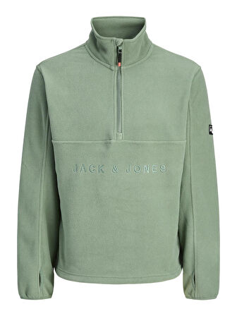 JJALPES HALF ZIP FLEECE JACKET AW25 Laurel Wreath