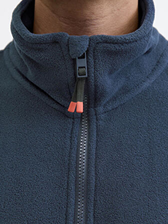 JJALPES HALF ZIP FLEECE JACKET AW25 Navy Blazer