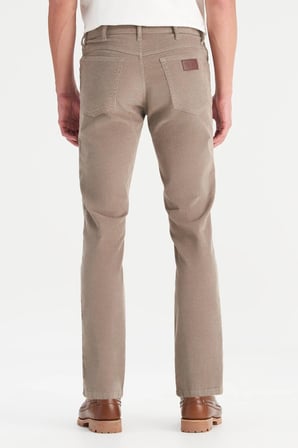 Erkek Texas Slim Kadife Pantolon Brown