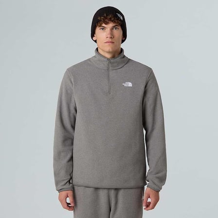 M GLACIER FLEECE 1/4 ZIP JACKET GREY