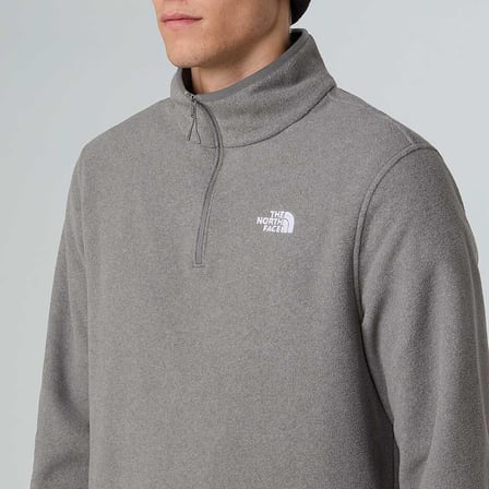 M GLACIER FLEECE 1/4 ZIP JACKET GREY
