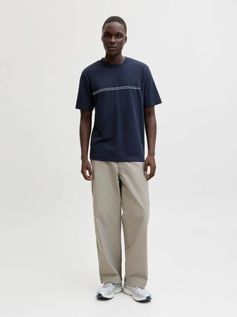 JCOFUSION CHEST BRAND TEE SS CREW NOOS Outer Space