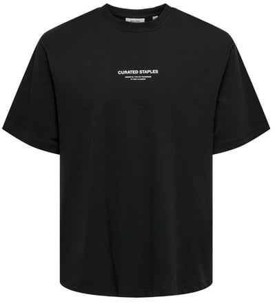 ONSCURATED RLX PRINT SS TEE TR Black