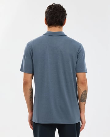 Skechers M Soft Touch Pique Polo Gray
