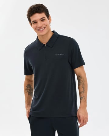 Skechers M Soft Touch Pique Polo Black