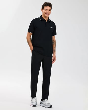 Skechers M Piping Detail polo Polo Black