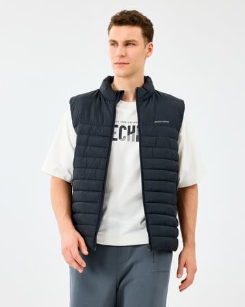 Skechers M Outerwear Polar Lining Paded Vest Black