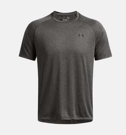 UA Tech 2.0 SS Tee Carbon Heather
