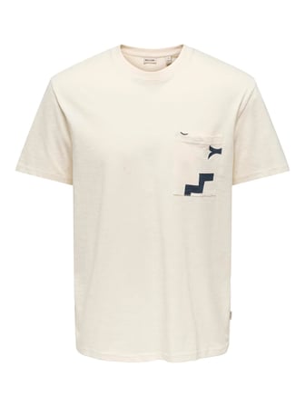 ONSPERRY LIFE REG LEAF SS POCKETTEE Egret