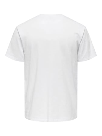 ONSPERRY LIFE REG LEAF SS POCKETTEE Bright White