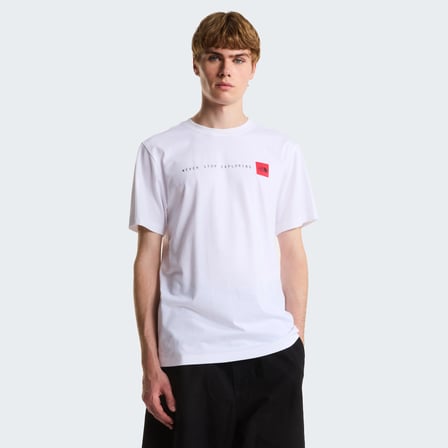 M NSE REG SS TEE-GRAPHIC White