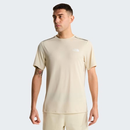 M MOUNTAIN ATHLETICS TAPE SHORT SLEEVES Stone