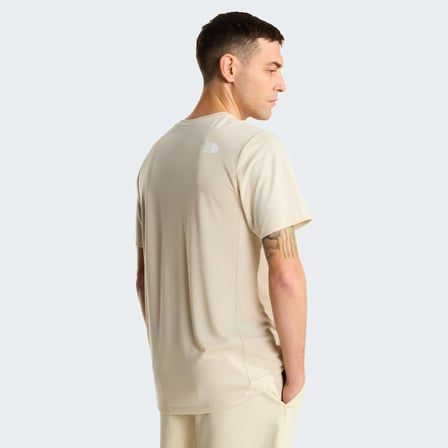 M MOUNTAIN ATHLETICS TAPE SHORT SLEEVES Stone