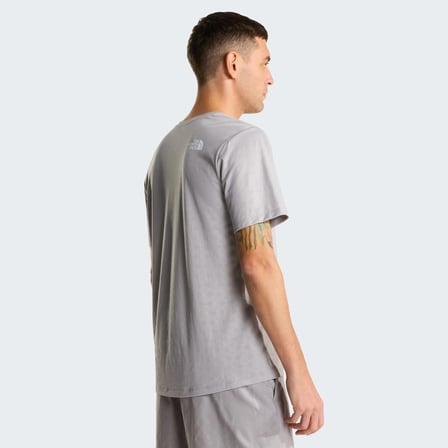 M 24/7 PENTADOME EMBOSSED REG SS TEE GREY