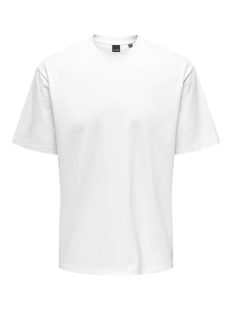 ONSFRED LIFE RLX SS TEE NOOS Bright White