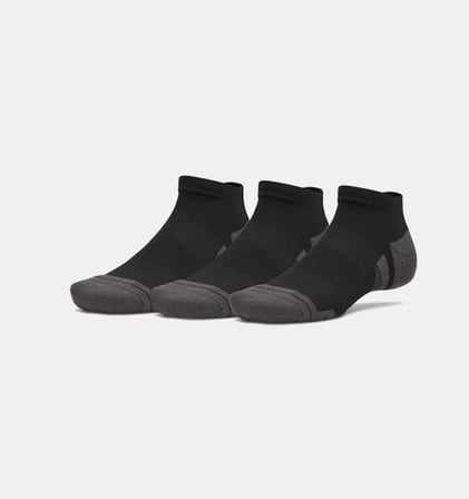New Ua Perf Tech 3Pk Low Siyah