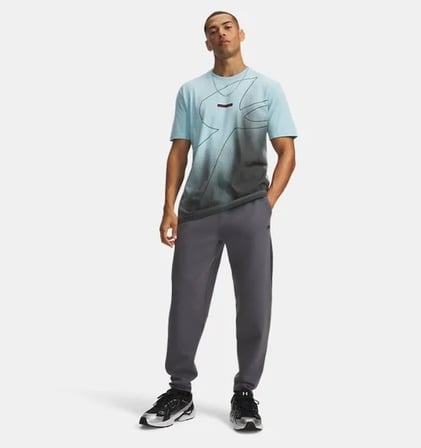 Ua Unstoppable Flc Joggers Gri
