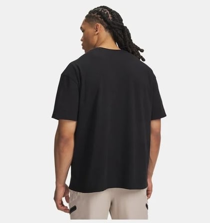 Ua M Hwt Metal Logo Ss Siyah