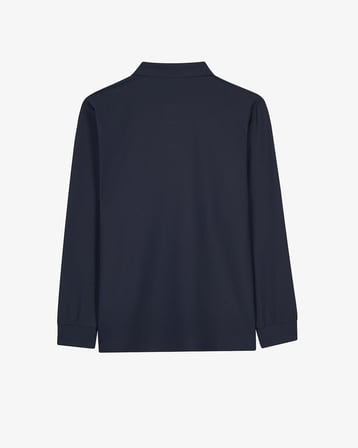 Skechers M Long Sleeve Waffle Polo Lacivert