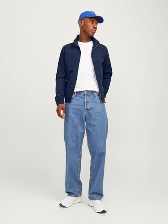 JJERUSH HARRINGTON BOMBER NOOS Navy Blazer