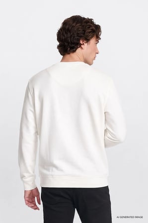 Mid Logo Sweatshirt Off White