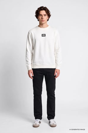 Mid Logo Sweatshirt Off White