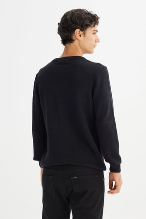 Erkek Triko Kazak Black