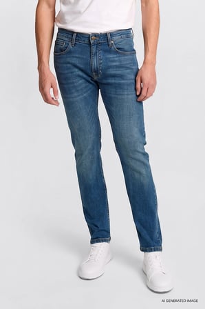 Luke Denim Pantolon MidBlue
