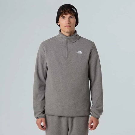 M GLACIER FLEECE 1/4 ZIP JACKET GREY