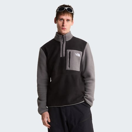M YUMIORI 1/4 ZIP Black