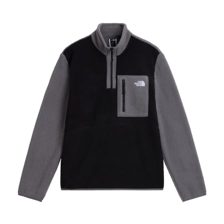 M YUMIORI 1/4 ZIP Black