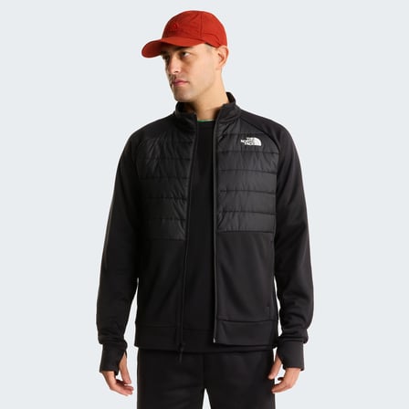 M REAXION 2.0 FLEECE HYBRID FULL ZIP JKT Black